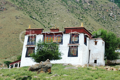 Tibetan lamasery in Lhasa
