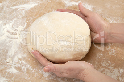 Kneading dough