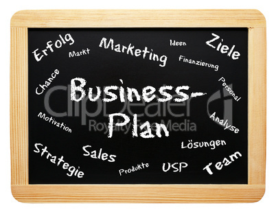Business Plan - Konzept Tafel - freigestellt
