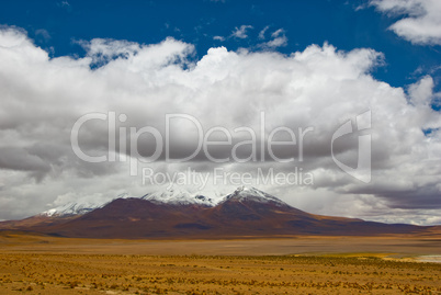 snowy peaks of mountains