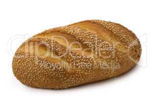 loaf of  fresh wheat  bread