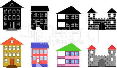 Small houses.