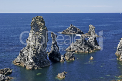 Belle-Ile, Les aiguilles de Port Coton