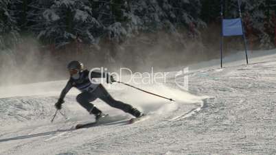 Super G ski racing