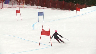 Super G ski racing
