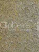wall texture with with the silver and gold leaves