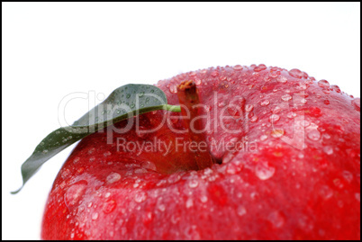 Apple with drops