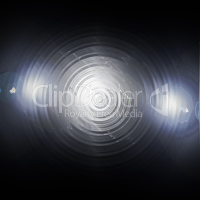 chrome spiral background