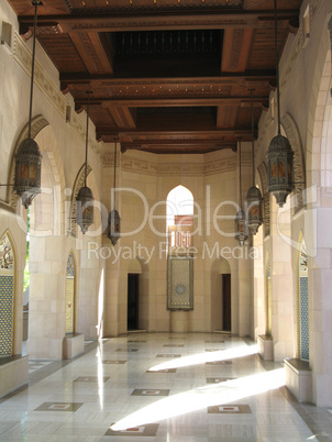 Sultan Qaboos Moschee - Innenhof