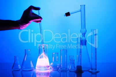 Test tube Scene Test tube Scene