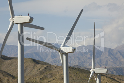 Dramatic Wind Turbine Farm