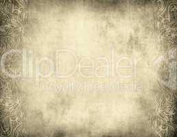 grunge floral background with space for text or image