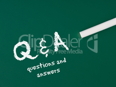 Q & A - Questions and Answers
