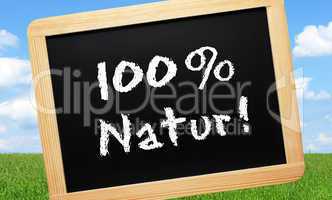 100 % Natur - Konzept Bio & Ökologie
