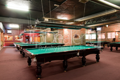 Billiard room