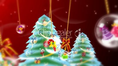 Christmas Tree and Christmas Ball