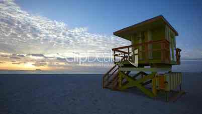 Miami Beach Sonnenaufgang Zeitraffer