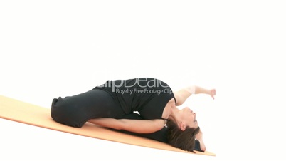 Yoga Asana in Reihenfolge: Einbeinige Vorwärtsbeuge und Variation
