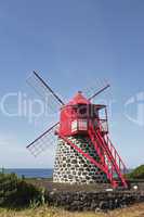 Red windmill
