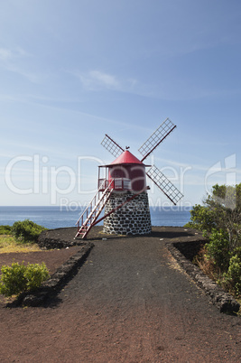 Red windmill