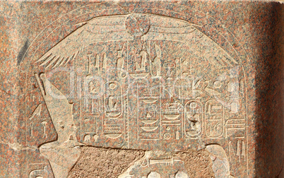 ancient egypt images and hieroglyphics on granite