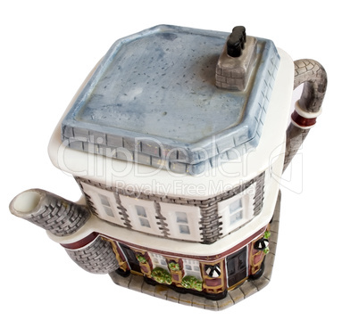 Teapot in the form of the English house