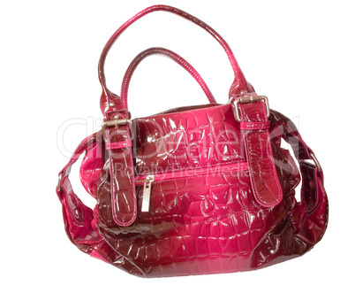 red female bag