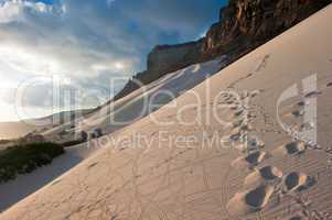 Sand dunes of Archer, Socotra island, Yemen