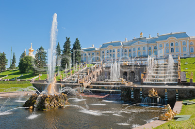 Fountains of Petergof, Saint Petersburg, Russia