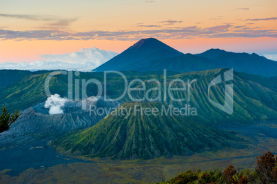 Bromo volcano at sunrise, Java, Indonesia