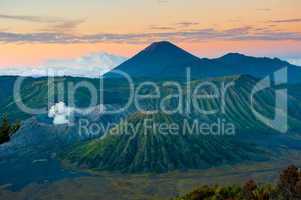 Bromo volcano at sunrise, Java, Indonesia