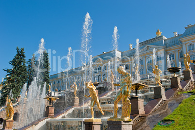 Fountains of Petergof, Saint Petersburg, Russia