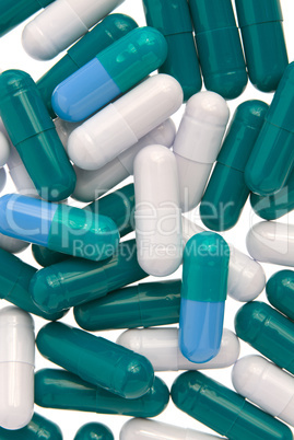 Multicolored pills
