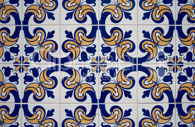 Portuguese glazed tiles.