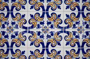 Portuguese glazed tiles.