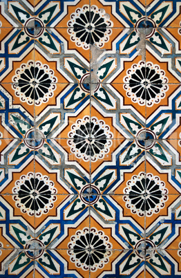 Portuguese glazed tiles.