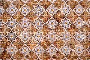 Portuguese glazed tiles.