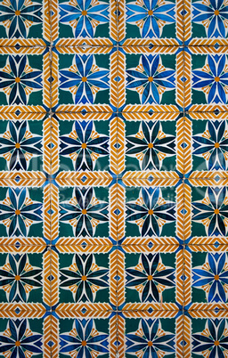 Portuguese glazed tiles.