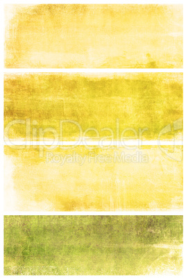 set of grunge backgrounds with space for text or image