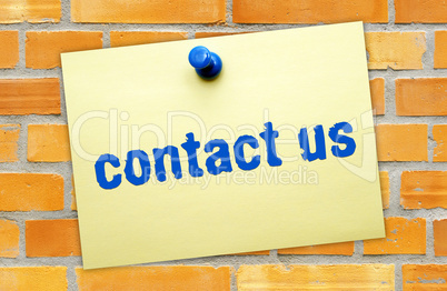 contact us - Business Concept
