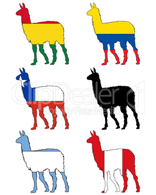 Lama Flaggen