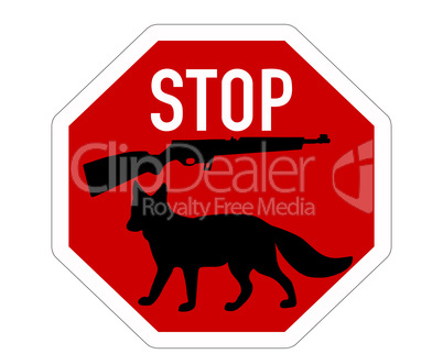 Stop töten Fuchs