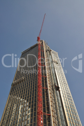 Baustelle in Frankfurt