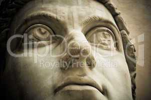 Head of emperor Constantine, Capitol, Rome