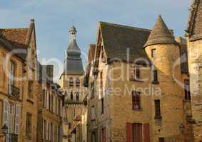 Streets of Sarlat, French medieval town