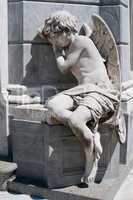 Angel statue at Recoleta cemetery, Buenos Aires