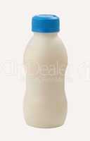 empty plastic bottle of yoghurt or milk