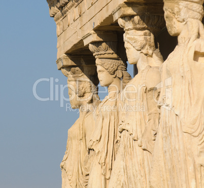 caryatids, acropolis, athens