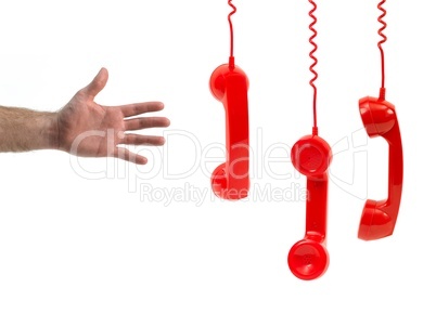 Red Phone Handset