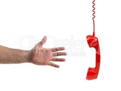 Red Phone Handset